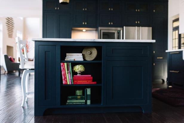 Navy Kitchen Remodel Detail With Work Island With Storage Contemporary Navy Kitchen Island With Storage