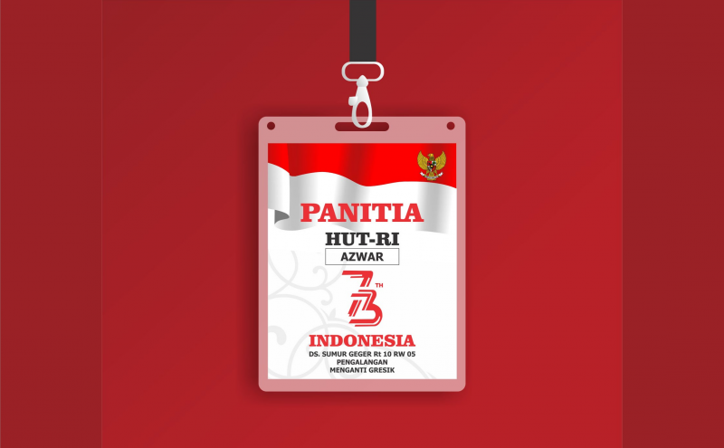ID Card Panitia 17 Agustus